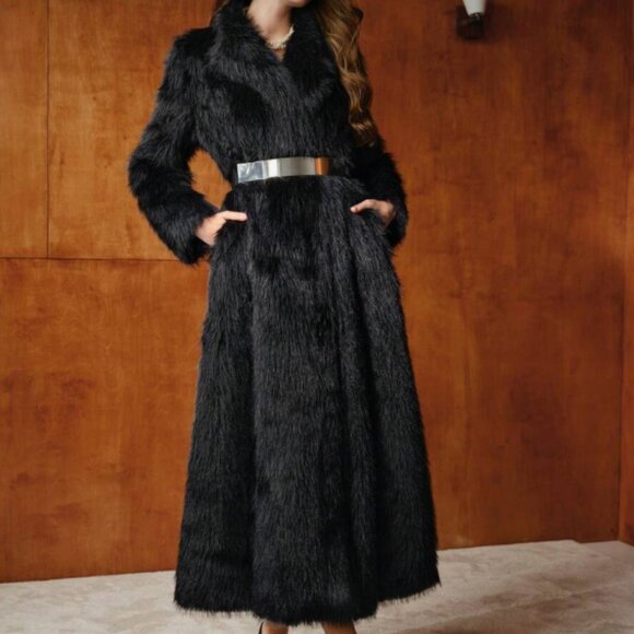 Faux Fur Coat - Picture 5 of 7